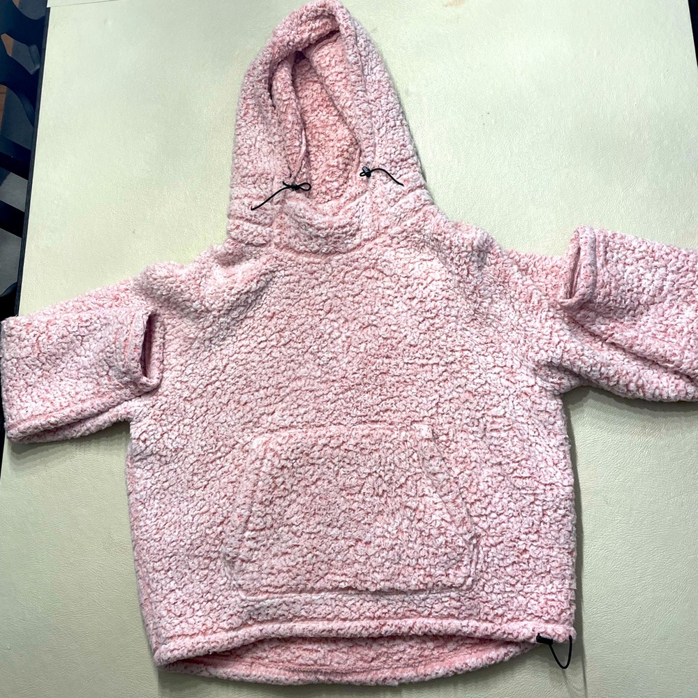 PINK sherpa with hood